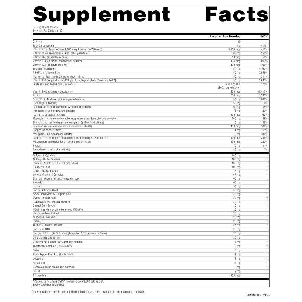 Source Naturals Women's Life Force Multiple, Daily Multivitamin & Immune Health Supplement - 90 Tablets