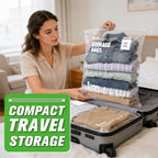5 Gallon Extra Large Zippered Plastic Bags for Storage