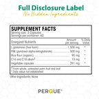 PERQUE Endura/Pak Guard 60 Capsules – Muscle Function & Energy – Non-GMO, Gluten-Free, Vegetarian – 60 Count