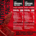 Jack Link's Beef Jerky Variety Pack - Original & Teriyaki - (9 Pack) 1.25 oz