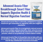 Advanced Acacia Fiber Powder 16oz Organic Soluble Fiber Leaky Gut Repair Powder. Natural Supplement for Gut Health, Regularity, Digestive Rejuvenation