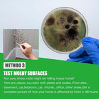 Mold Test Kit for Home Within 8 Individual Tests,DIY Detector at Home,Surface Mold,HVAC,Indoor Air Quality Testing Kits,Black Mold Testing,Includes Detailed Mold Identification Guide and Free Lab