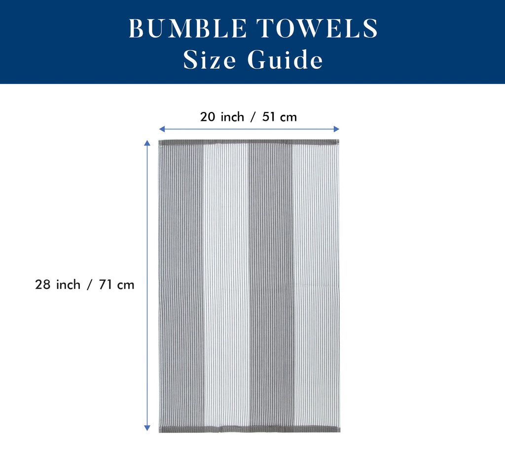 Premium Kitchen Towels 6 Pack 100% Cotton, 20"x28" Dish Towels - Grey