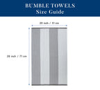Premium Kitchen Towels 6 Pack 100% Cotton, 20"x28" Dish Towels - Grey