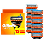 Gillette Fusion5 5-Blade Mens Razor Blade Refills, 12 Count, with Precision Trimmer