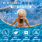 Bromine Tablets for SPA Hot Tub 1lb 50LB Tabs Brominating Tablets Booster Eliminates Bacteria Algae Soft Water Feel No Chlorine Odor Chemical Sanitizer Chlorine Alternative (1 LB)