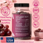 Auva Vitality Iron Gummies for Women — Non-Constipating | Ferrous Fumarate 20mg + Vitamin C | Energy, Anemia & Iron Deficiency Support | Hair Health, Menstrual & Menopause | Grape Flavor, 60 Count