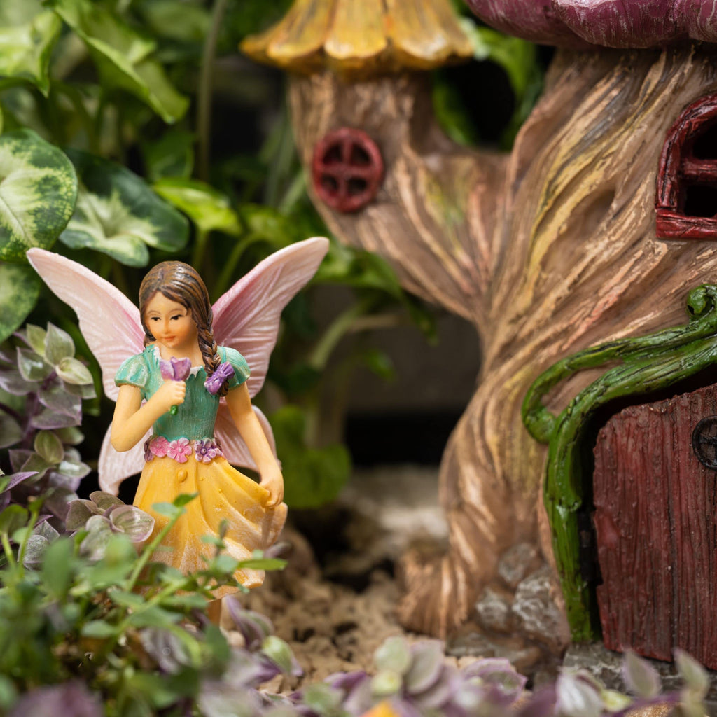 PRETMANNS Fairy Garden House Accessories Outdoor Kit 7” High