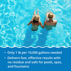 In The Swim Premium 3-in-1 Pool Shock - Di-Zap Contains Dichlor, Algaecide, and Stabilizer - 12 x 1 lb. Bags