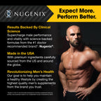 Nugenix Total-T, Free and Total Testosterone Booster Supplement for Men, 42 Count