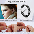 HAIAISO 18 Pcs Ear Cuffs Non Piercing for Women