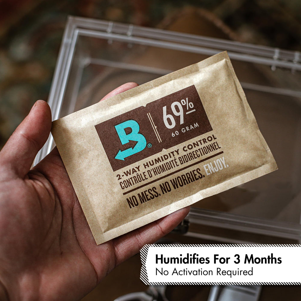 Boveda 69% Humidity Control Packs, Size 60, 4-Pack – Standard Use