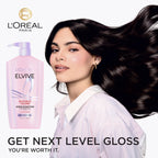 L’Oreal Paris Elvive Glycolic + Gloss Shampoo and Conditioner Set, 56 Fl Oz