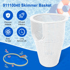 91110040 Pump Basket Replacement for Pen tair Whisperflo Intelliflo Pumps, Filter Basket Compatible with IntelliFlo VF VS+SVRS I1 Variable Speed Pump, WhisperFlo Pump Skimmer, Replace 070387, 2 Pack