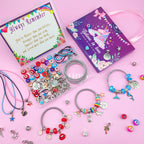 Charm Bracelet/Jewelry Making Kits for Kids Girls,Unicorn Birthday Gifts,Arts Crafts Toys for 5 6 7 8 9 12 Years Old Girls