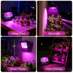 Loscarol Solar Grow Light, Full Spectrum Plant Light with Timer & Remote