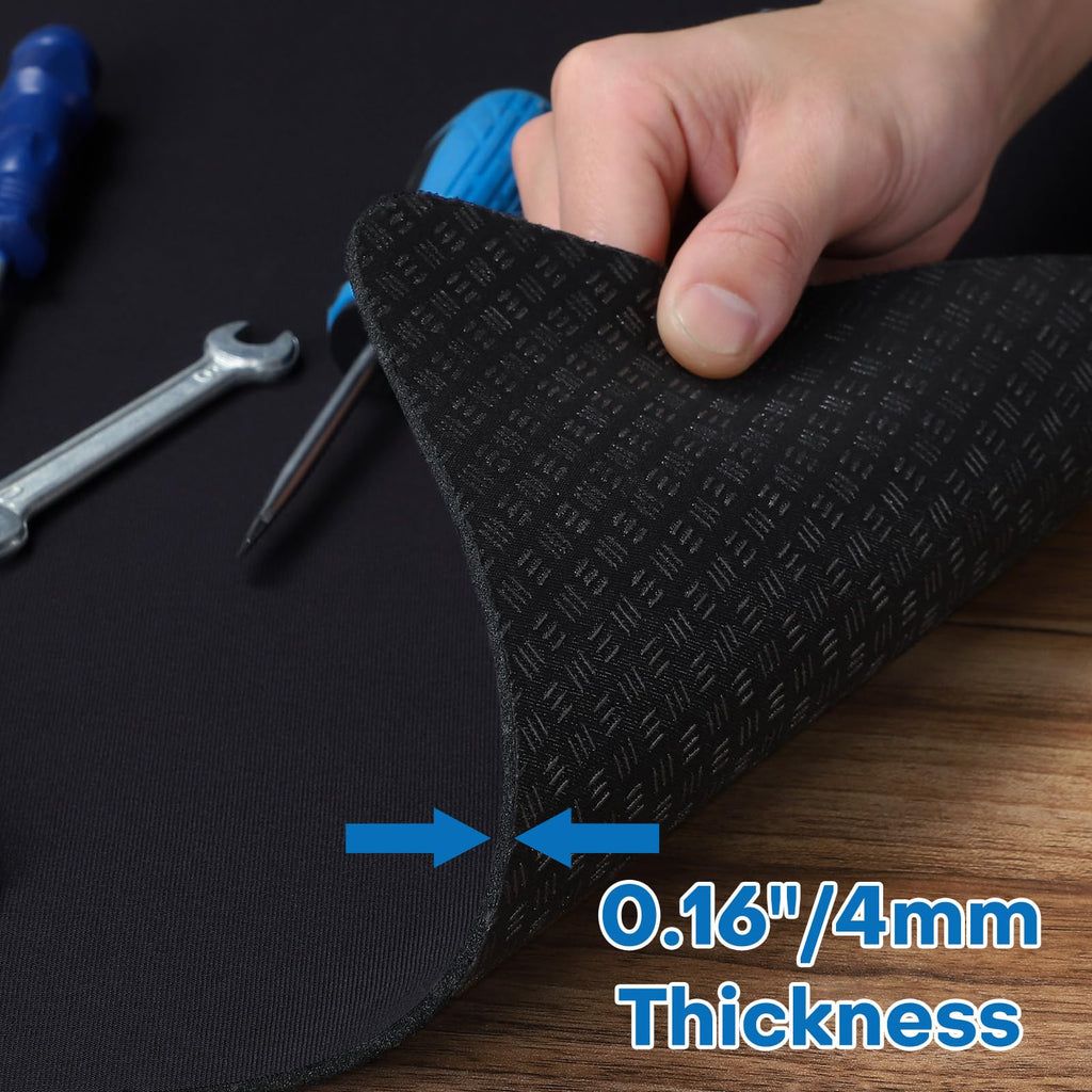 Workbench Mat 48"x24", 0.16"(4mm) Thick Scratch-Resistant Tool Mat