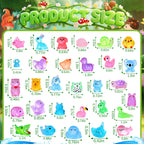 LOVEXIRAN 200PCS Luminous Mini Resin Animals, Small Animal Figures to Hide