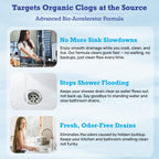 Drain Cleaner & Maintenance - Keeps Drains, Pipes, & Grease Traps Clean and Flowing Smoothly - Eliminates Odors - Non-Toxic & Pesticide-Free - Septic-Friendly - Made in USA