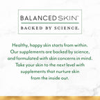 Clear Skin Vitamins for Women & Men - Supplement for Healthy Glowing Skin and Acne Control* - Patented and Dermatologist Developed Hormonal & Cystic Acne Pills
