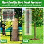 MUDEREK 6 Pack Metal Tree Trunk Protector-48