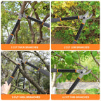 AIRAJ PRO 18"Mini Loppers,Heavy Duty Tree Trimmer with 1.5 Inch Cutting Capacity,Branch Cutter with SK5 Steel Blade,Garden Loppers with Non-slip Handle for Garden Farm Orchard