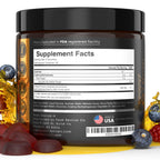 Peak Revival Shilajit Gummies with Manuka Honey - Promotes Optimal Recovery, Increases Energy & Endurance, Mixed Berry Flavor, 100mg per Serving, 60 Count (30 Servings)