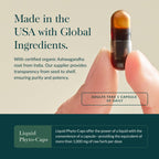 Gaia Herbs Ashwagandha Root - Stress Relief & Sleep Support Supplement - Supports Balanced Energy Levels & Positive Outlook* - 120 Vegan Liquid Phyto-Caps (60 Servings)