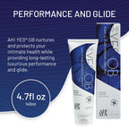 AH! YES® Double Glide Lubricant Bundle | Water-Based & Plant Oil-Based Lubricants | Certified Organic, Long-Lasting & Hydrating | Natural Lubricants (WB, 3.4fl oz + OB, 4.7fl oz)