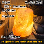 Hylroe E12 LED Night Light Bulb 25W-40W Replacement AC120V 2W 2700K Warm White Candelabra Base E12 C7 for Himalayan Salt Lamp Dryer Refrigerators Decoration Christmas Lighting Bulb, 300lm, 4 Pack