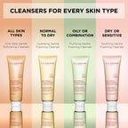 Clarins Hydrating Gentle Foaming Face Cleanser | Cleanses, Soothes, and Softens | Contains Aloe Vera to Boost Hydration | Soap-Free | SLS-Free| Normal To Dry Skin Types | 4.2 Ounces