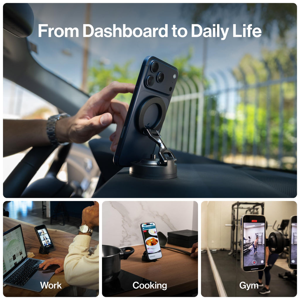 Statik HyperMount (Gen 3) Magnetic Phone Holder, for iPhone and Android