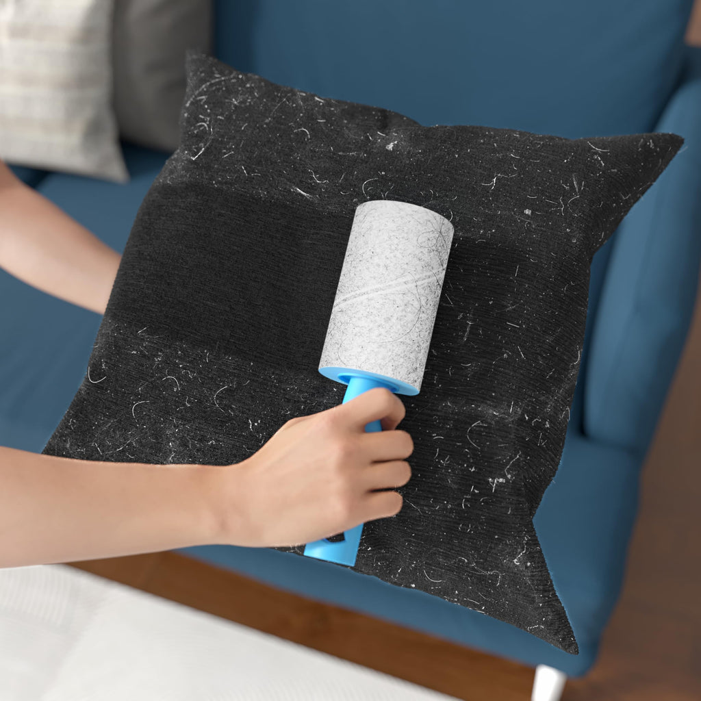 400 Sheets Lint Rollers for Pet Hair Extra Sticky, 2 Handles, 4 Rollers
