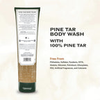 The Grandpa Soap Company Pine Tar Body Wash - Dermatologist Recommended to Cleanse & Moisturize Irritated Skin, Deodorizing Power, With Pine Tar & Tea Tree Oil, 9.5 Fl Oz 2 Pack