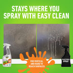 CLR Brands Calcium, Lime & Rust Remover with Cling, 22 oz. Spray Bottle, Adheres to Hard-to-Reach Surfaces, Blasts Calcium, Dissolves Lime Deposits, Zaps Stubborn Rust Stains and Hard Water Deposits