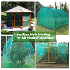 Garden Barrier Netting, Plant Covers 10x33ft Extra Fine Mesh 30% Green Sunblock Shade Cloth Mesh Protection Netting for Vegetable Fruits Flowers Crops Row Cover Raised Bed Screen Against Birds Animal