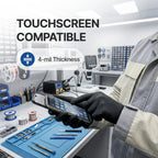Schneider Large Black Vinyl Exam Gloves, Disposable, Latex-Free, 4mil, Plastic Gloves for Medical, Cooking, Cleaning, and Food Prep, 1000-ct Case