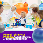 Dan&Darci Inflatable Solar System Planets for Kids - Science Toys - Boys Room Decor Ceiling - Space Gifts - Outer Space Themed Party Decorations - Astronomy Gifts 5-7, 6-8, 8-12 Years Classroom