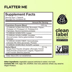HUM Flatter Me Digestive Enzymes for Women & Men, Digestive Health Bloating Supplement with Ginger & Peppermint Leaf, Fast Acting Anti Bloat Pills Multi Enzyme for Debloating, Vegan, 60 Capsules