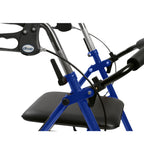 Drive Medical Rollator Walker with Seat, 7.5 Inch Wheels, Blue
