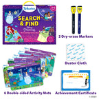 Skillmatics Search and Find Disney Princess Educational Game - Reusable Preschool Learning Activities, Perfect for Toddlers & Kids Who Love Toys, Art & Crafts, Gifts for Boys & Girls Ages 3, 4, 5, 6