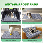 WanpeeGoo Washable Pee Pads for Dogs, Waterproof, 18 x 24 In, 4 Pack, Gray