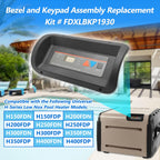 Bezel and Keypad Assembly Replacement Kit FDXLBKP1930 Compatible with Hayward Universal H-Series Low NOX Pool Heater Fits Models H150FDN, H200FDN, H250FDN, H300FDN, H350FDN, H400FDN, H150FDP