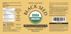 PRIME NATURAL Organic Black Seed Oil 8oz | Cold Pressed Unrefined High Thymoquinone 1.7% USDA Certified | Turkish Origin Potent Pure Nigella Sativa Liquid | Vegan Omega 3 6 9, Antioxidant