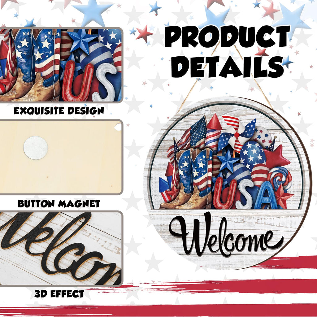 Yousoontic Interchangeable Welcome Sign,Classic Color,Welcome