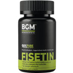 BGM Fisetin 500mg Supplement | Cotinus Coggygria (Smoke Tree) Extract | 98% Pure Flavonoid | Antioxidant Support | Vegan Capsules | 30 Count