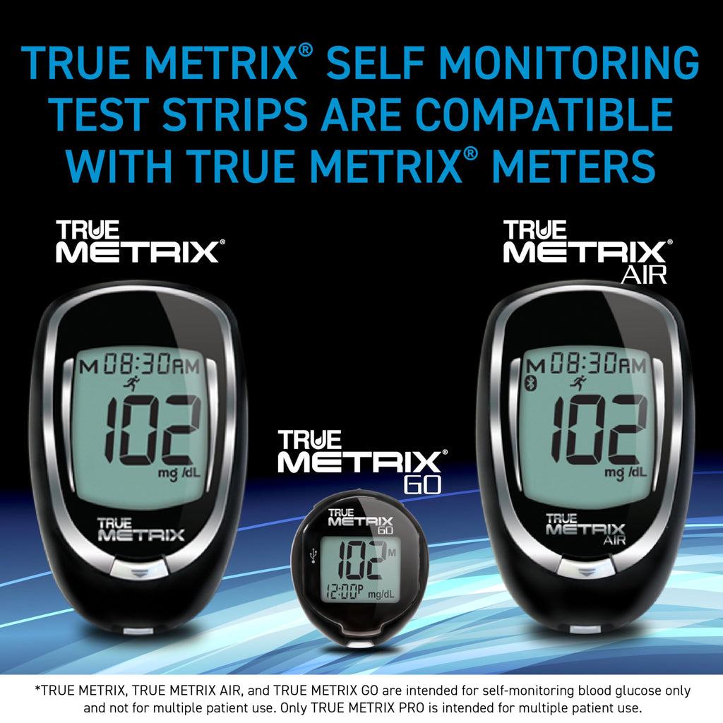 TRUE METRIX Self Monitoring Blood Glucose Test Strips, TRUE METRIX Family of Self Monitoring Blood Glucose Meters, 50 Count