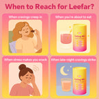 Leefar Cutting Drink Mix - Berberine, 5-HTP & Yerba Mate for Satiety Signaling, Metabolism & Gut Health - Strawberry Açaí Flavored, 30 Count