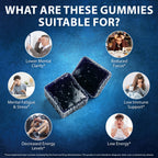 Methylene Blue Gummies 5mg Per Serving, Supports Cognitive Function, Cellular Energy, Mental Focus, Antioxidant Activity, 99.9% Pure, Vegan | 30 Gummies