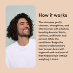 Hims Max Volume Shampoo & Conditioner Pack - Volumising Shampoo and Conditioner for Men - Citrus Spice - Men's Natural Shampoo & Conditioner - 2 x 6.4 fl oz Bottles